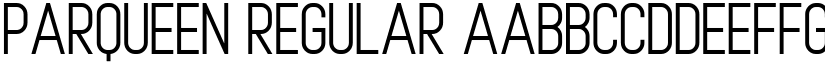 Parqueen Regular font