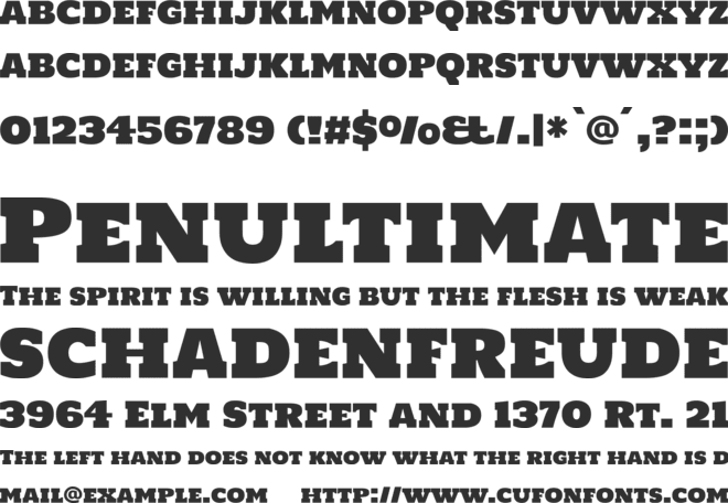 Holtwood One SC font preview