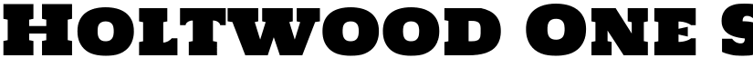 Holtwood One SC Regular font