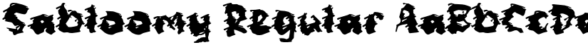 Sabloomy Regular font