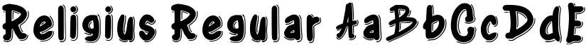 Religius Regular font
