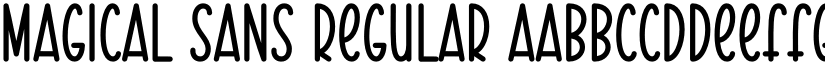 Magical Sans Regular font
