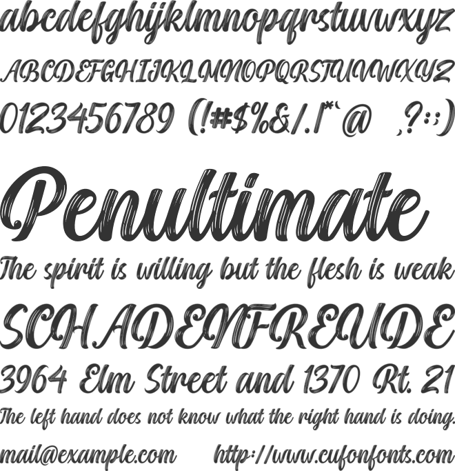 Blackout Oldskull font preview