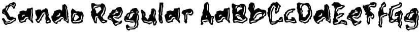 Sando Regular font