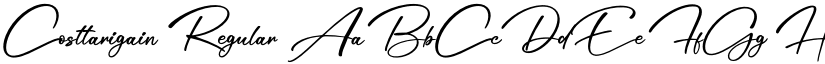 Costtarigain Regular font