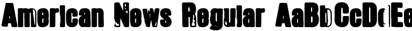 American News Regular font