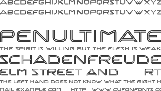 Multicontroller font preview