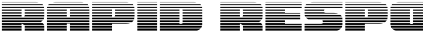 Rapid Response Gradient Regular font