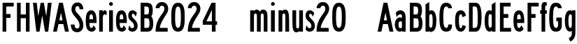 FHWASeriesB2024 minus20 font