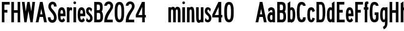 FHWASeriesB2024 minus40 font