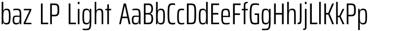 baz LP Light font