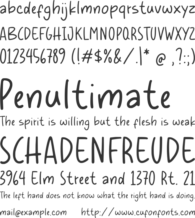Something Tasty font preview