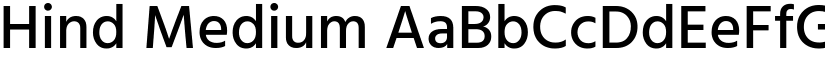 Hind Medium font