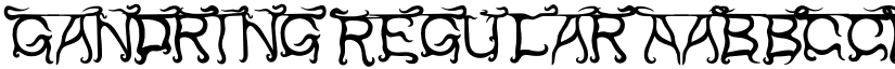 Gandring Regular font
