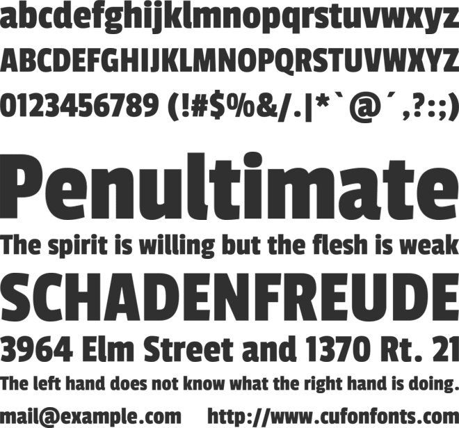 Passion One font preview