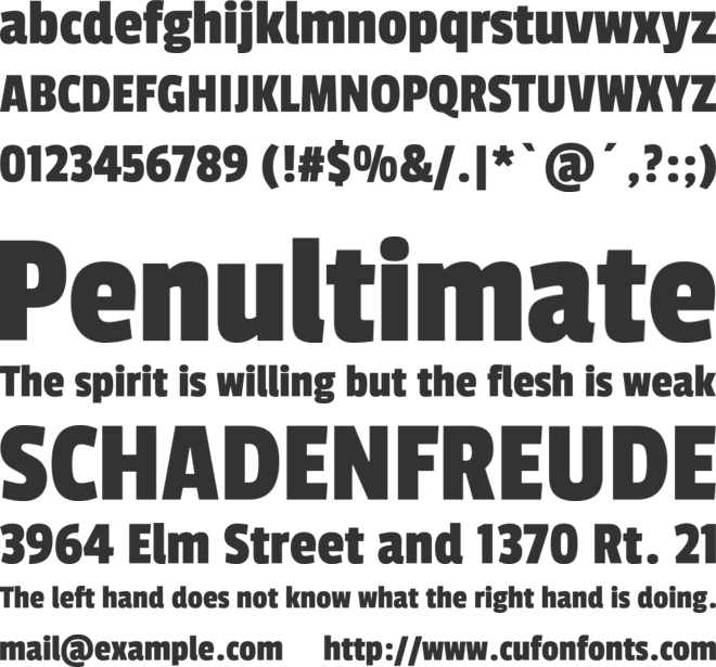 Passion One font preview