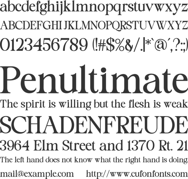 staller font preview