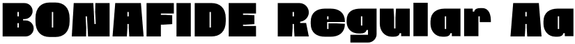 BONAFIDE Regular font
