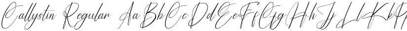 Callystin Regular font