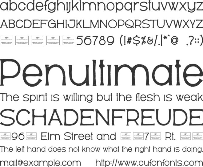 Devotion Free font preview