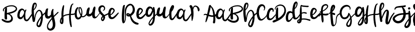 Baby House Regular font