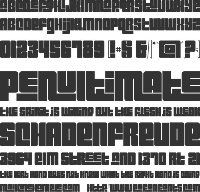 Pincoya Black font preview