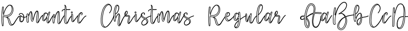Romantic Christmas Regular font