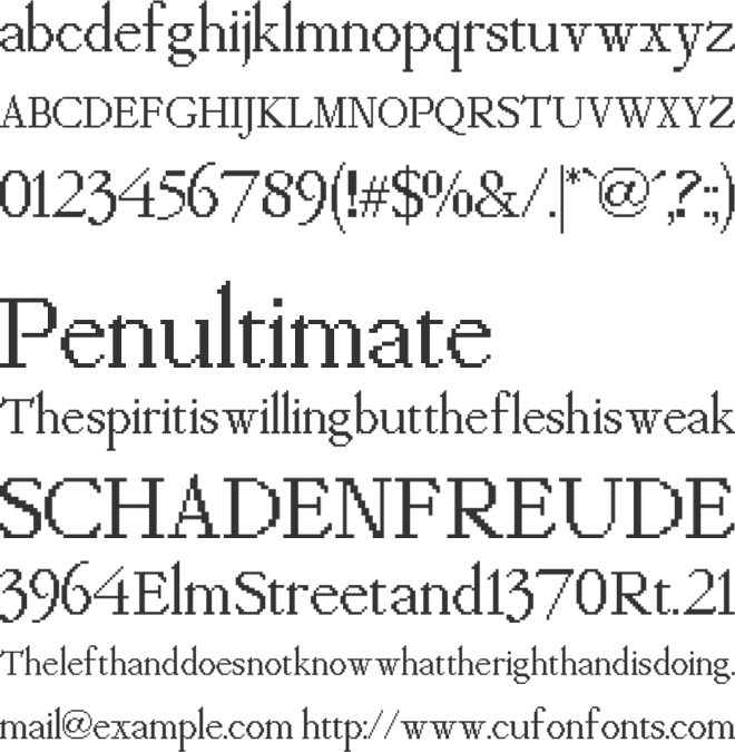 FS Mondwest font preview