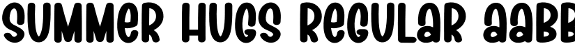 Summer Hugs Regular font
