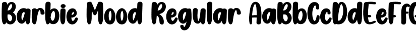Barbie Mood Regular font