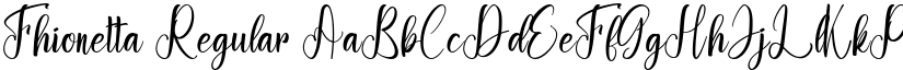 Fhionetta Regular font