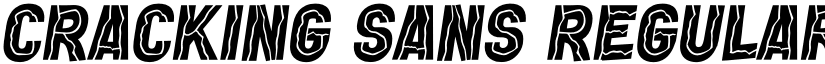 Cracking Sans Regular font