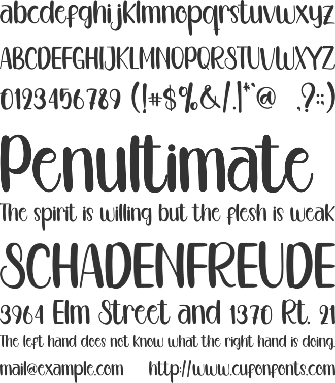 Vintages Vacations font preview
