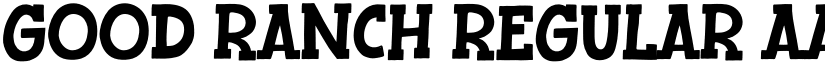 Good Ranch Regular font