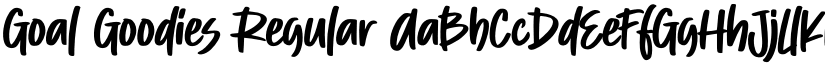 Goal Goodies Regular font