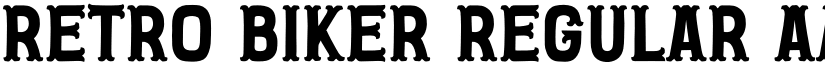 Retro Biker Regular font