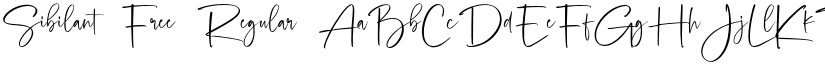 Sibilant Free Regular font