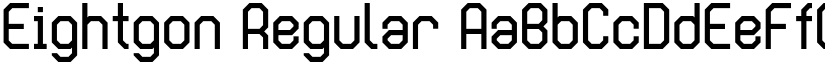 Eightgon Regular font