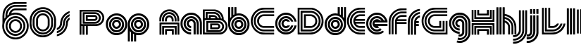 60s Pop font