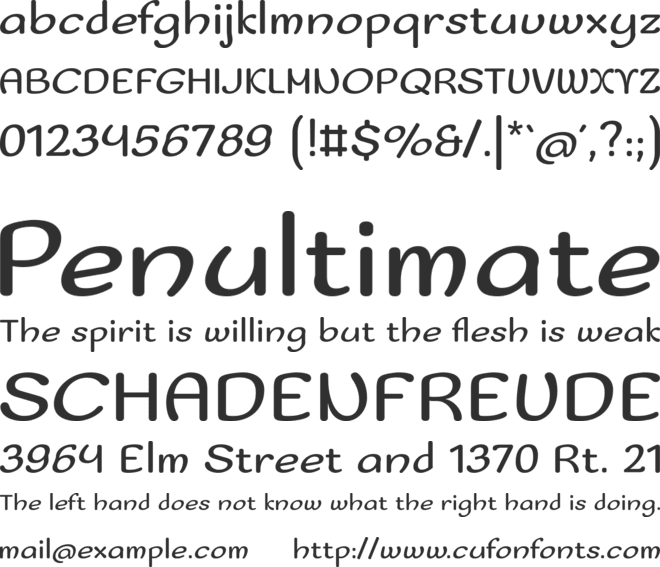 Sofadi One font preview