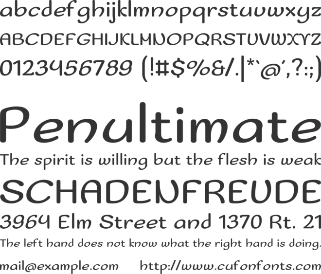 Sofadi One font preview