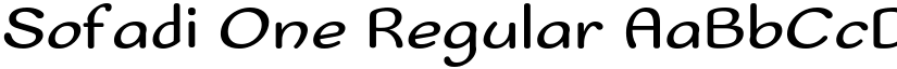 Sofadi One Regular font