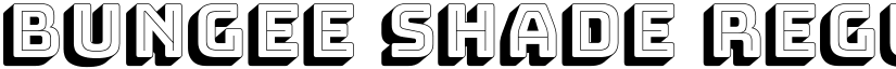 Bungee Shade Regular font
