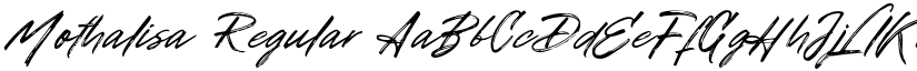 Mothalisa Regular font