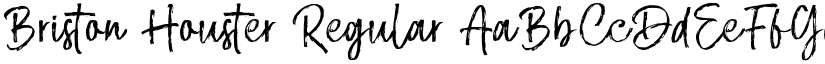 Briston Houster Regular font