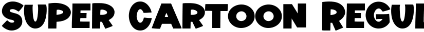 Super Cartoon Regular font