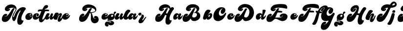 Moctune Regular font