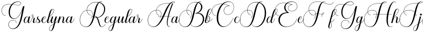 Garselyna font download