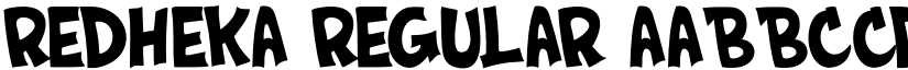 REDHEKA Regular font