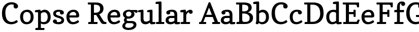 Copse Regular font